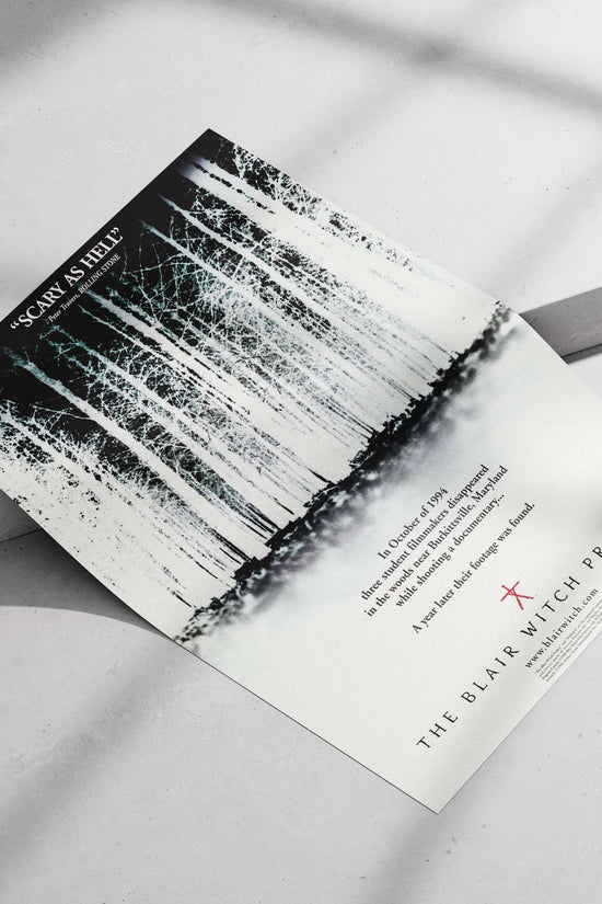 The Blair Witch Project franchise [Hannah Dunne - Terror In The Woods Poster]