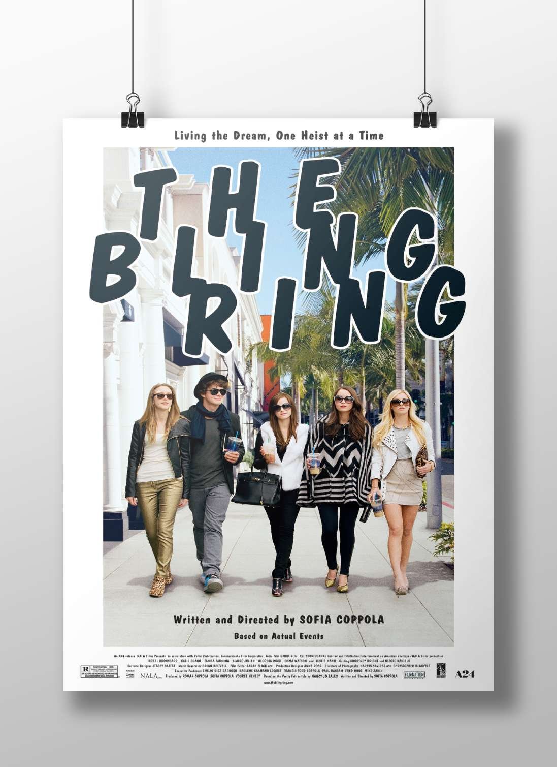 The Bling Ring (movie) The Bling Ring - Hollywood Pop Art Poster