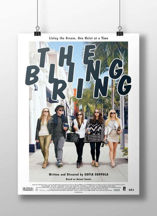 The Bling Ring (movie) The Bling Ring - Hollywood Pop Art Poster