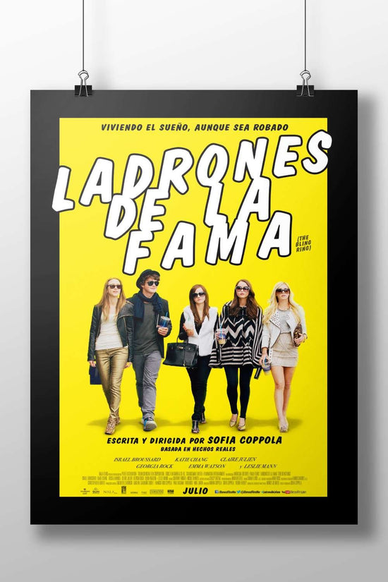 The film "Ladrones de la Fama" (The Bling Ring) [Paris Hilton - Thug Life Poster]