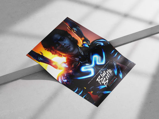 Blue Beetle (the DC Comics superhero) from the film "Blue Beetle" (2023) Blue Beetle -
