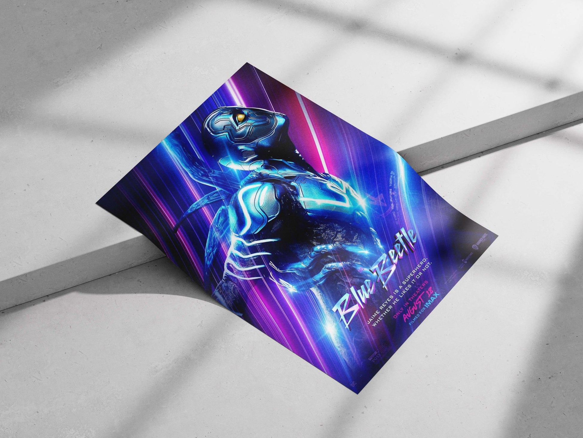 Jaime Reyes as Blue Beetle (DC Comics superhero) Jaime Reyes - Blue Beetle Poster