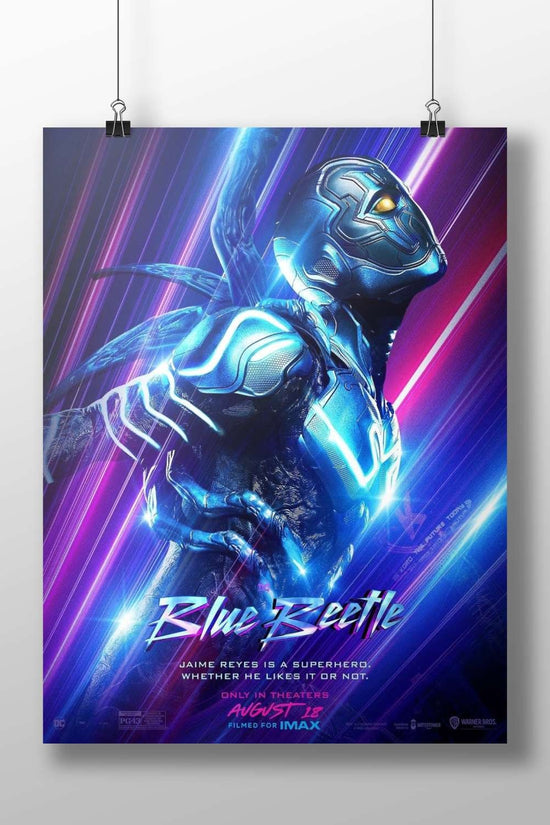 Jaime Reyes as Blue Beetle (DC Comics superhero) Jaime Reyes - Blue Beetle Poster