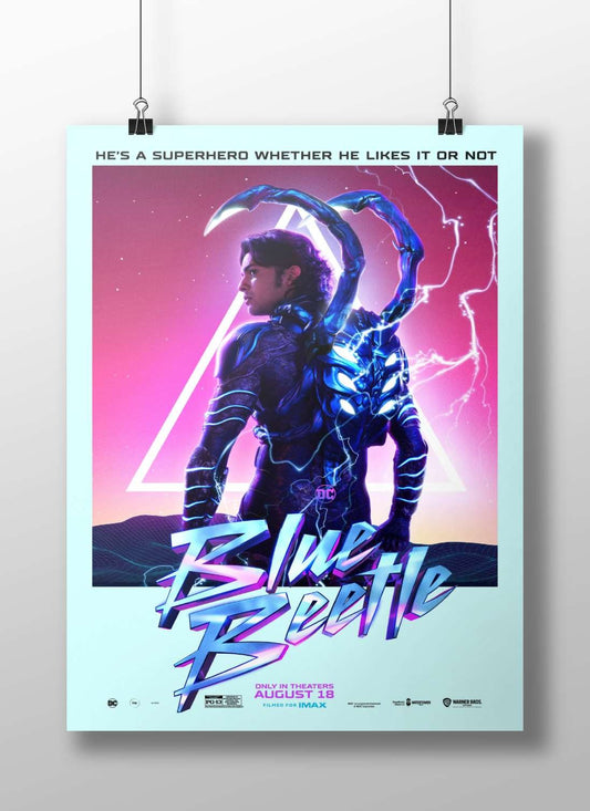 Blue Beetle (DC Comics superhero from the Warner Bros. film) Blue Beetle - Iconic Hero