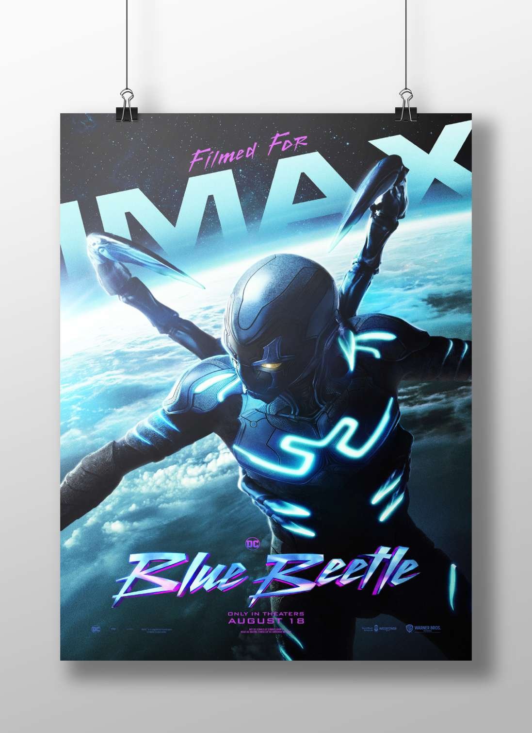 Blue Beetle (DC Comics character) Blue Beetle - Heroic Pop Art Poster