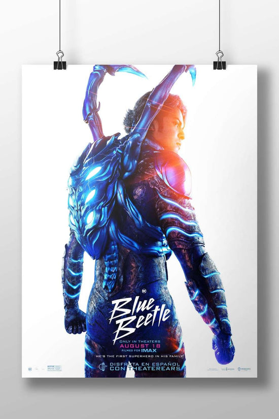 Blue Beetle (DC Comics superhero) Green Lantern - Classic Hero Poster