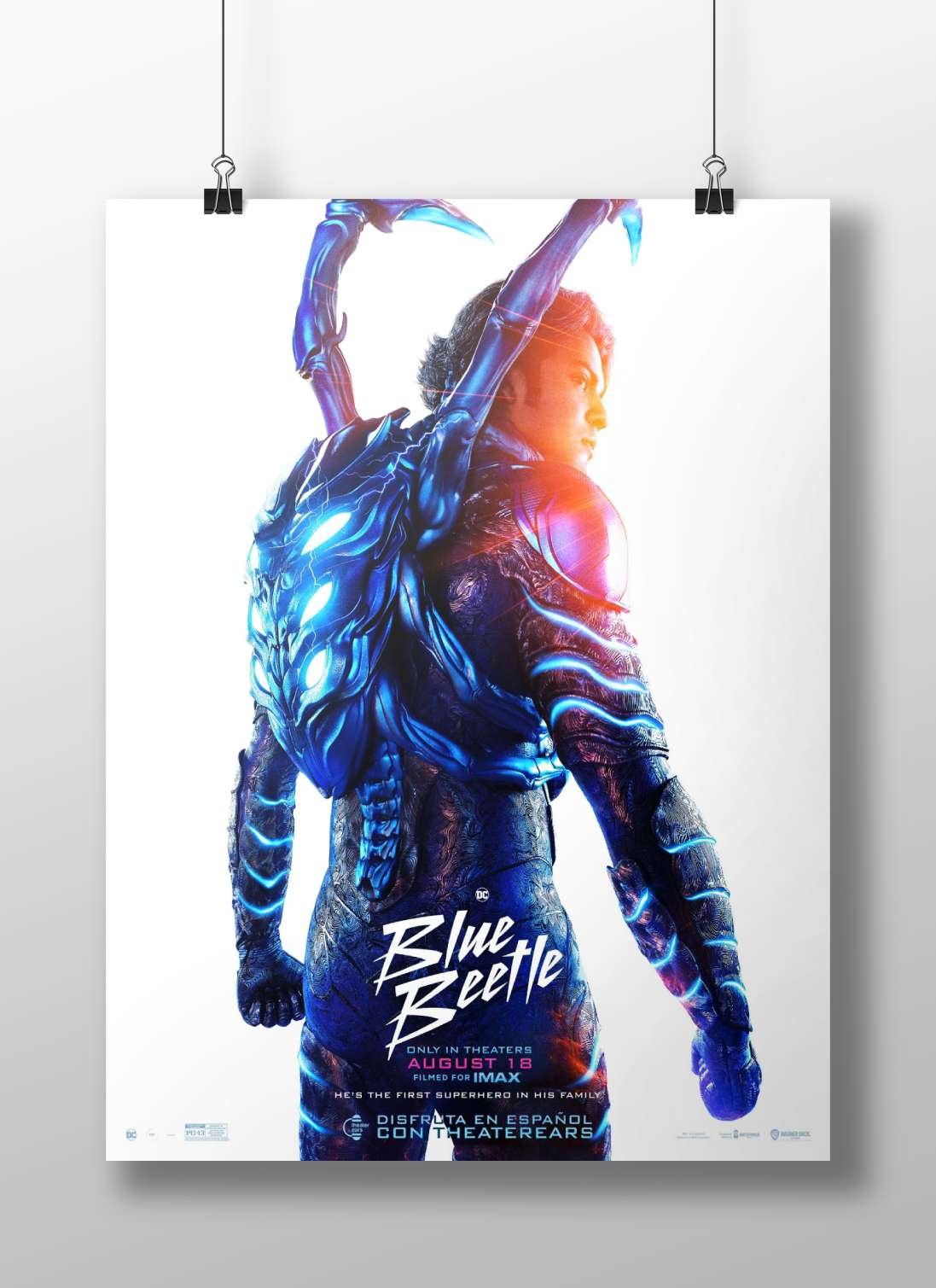 Blue Beetle (DC Comics superhero) Green Lantern - Classic Hero Poster