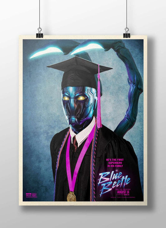 Blue Beetle (DC Comics superhero) Green Lantern Corps Member Poster
