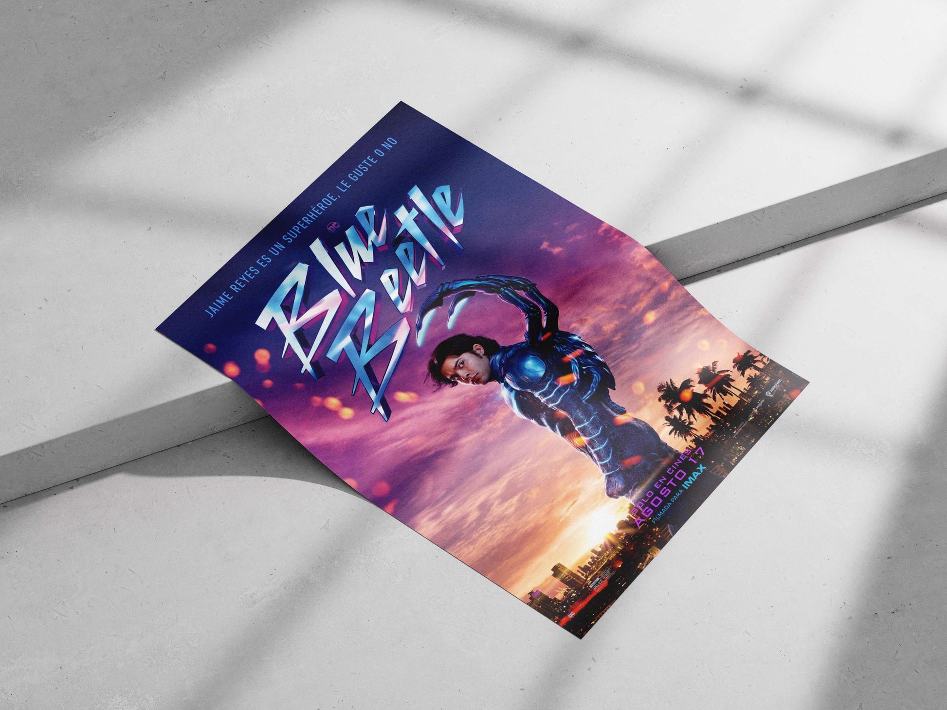 Jaime Reyes as Blue Beetle (DC superhero) Jaime Reyes - Blue Beetle Poster