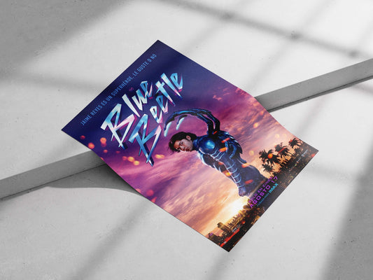Jaime Reyes as Blue Beetle (DC superhero) Jaime Reyes - Blue Beetle Poster