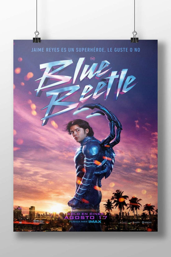 Jaime Reyes as Blue Beetle (DC superhero) Jaime Reyes - Blue Beetle Poster