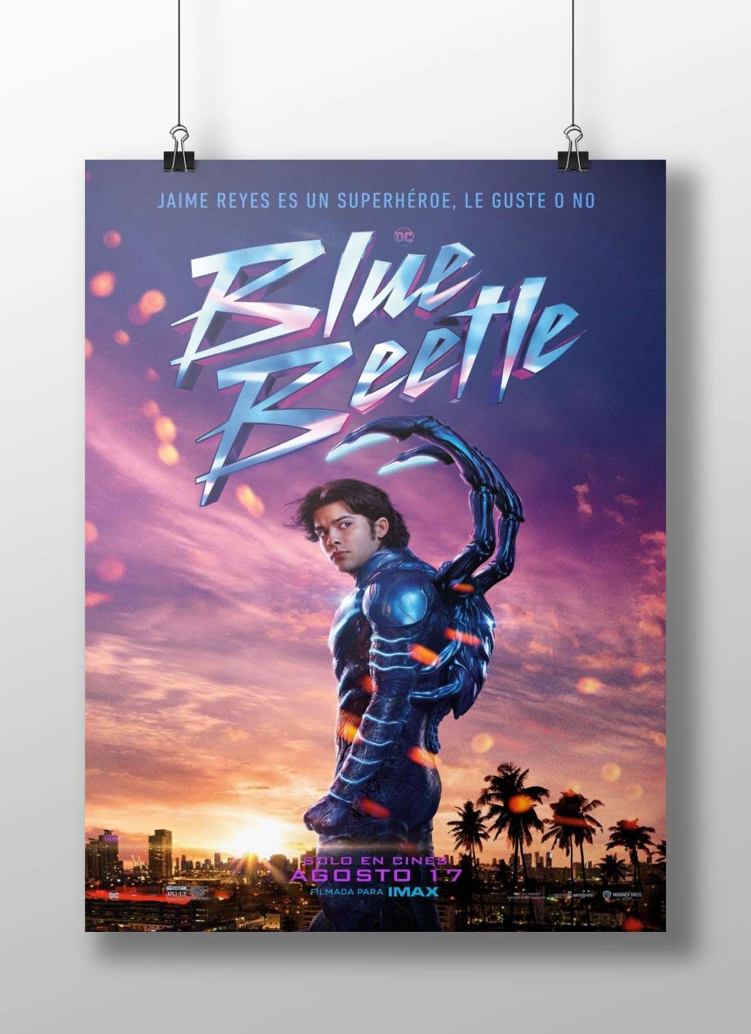 Jaime Reyes as Blue Beetle (DC superhero) Jaime Reyes - Blue Beetle Poster