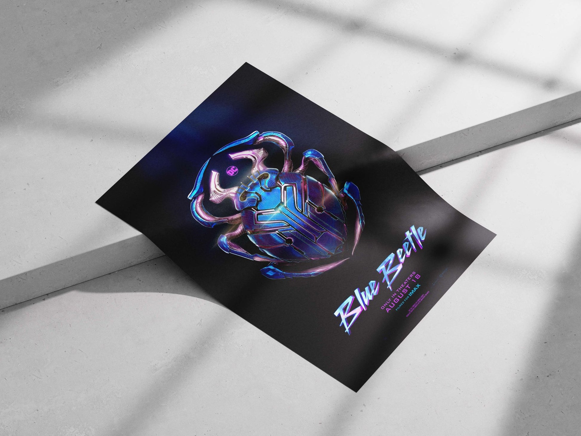 Blue Beetle (DC Comics superhero film) Blue Beetle Iconic Hero Poster