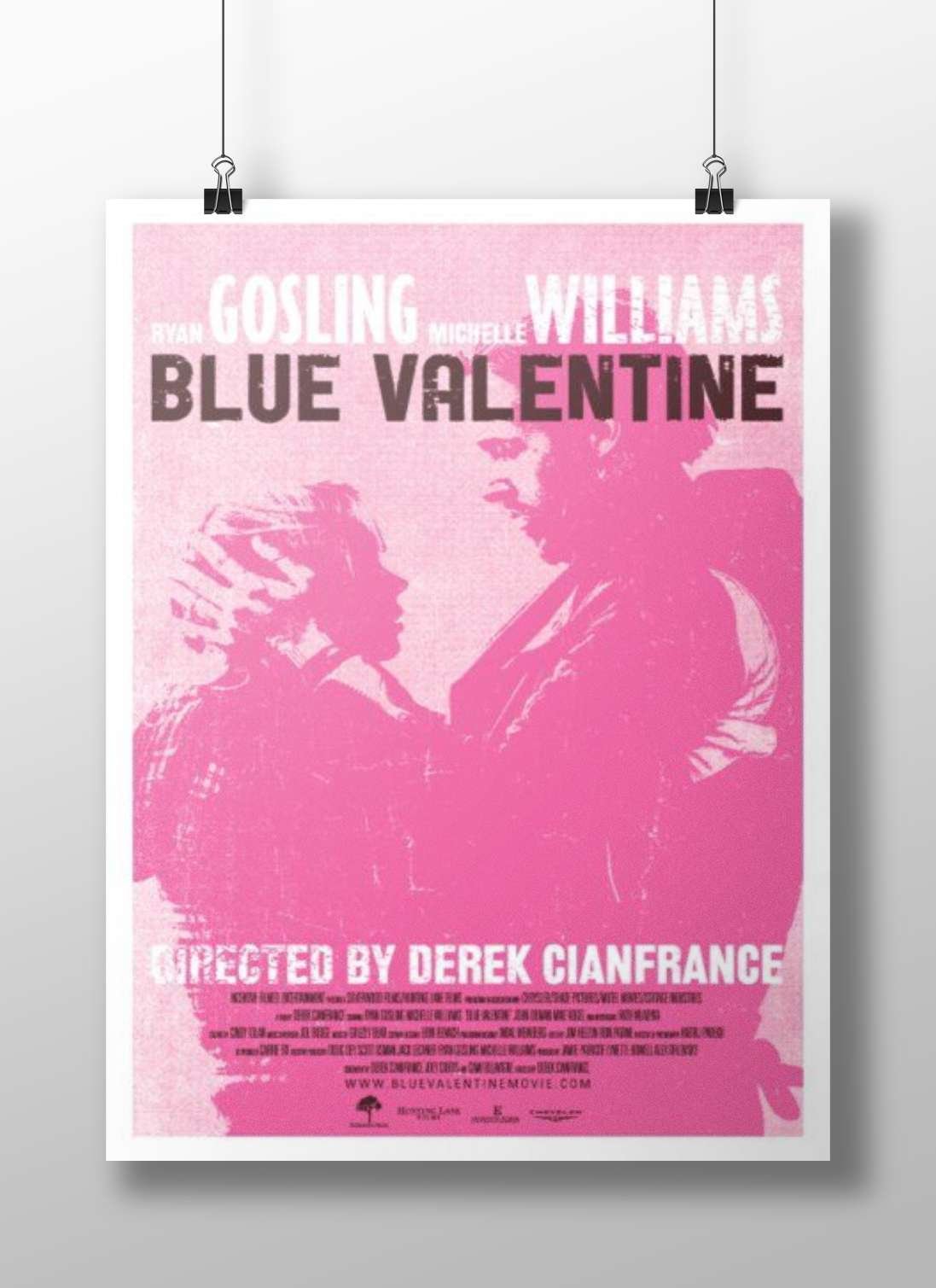 Blue Valentine (movie) Blue Valentine - Heartfelt Vintage Poster