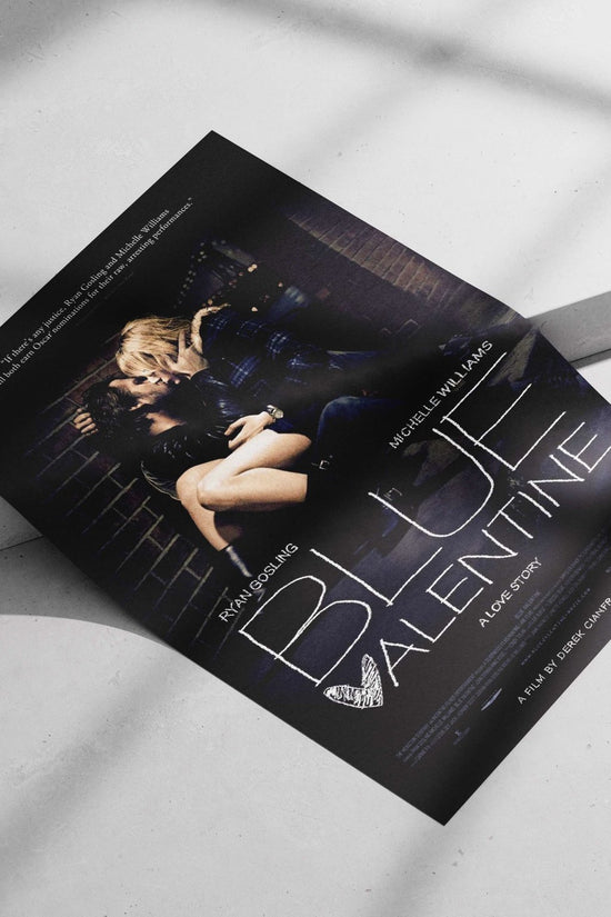 The film "Blue Valentine" starring Ryan Gosling and Michelle Williams. Blue Valentine - Noir Heartbreak