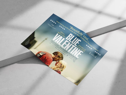 Blue Valentine (movie) starring Ryan Gosling and Michelle Williams Blue Valentine - Heartfelt Story Poster