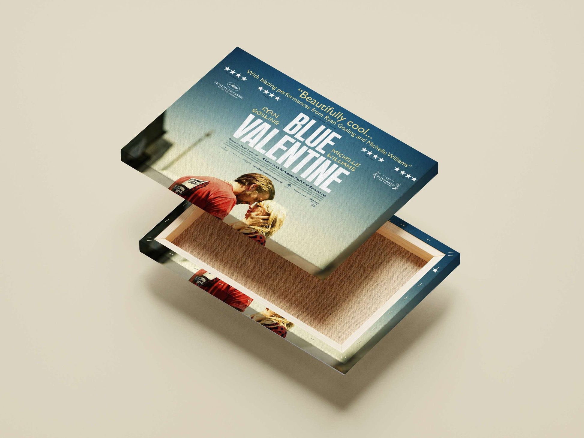 Blue Valentine (movie) starring Ryan Gosling and Michelle Williams Blue Valentine - Heartfelt Story Poster
