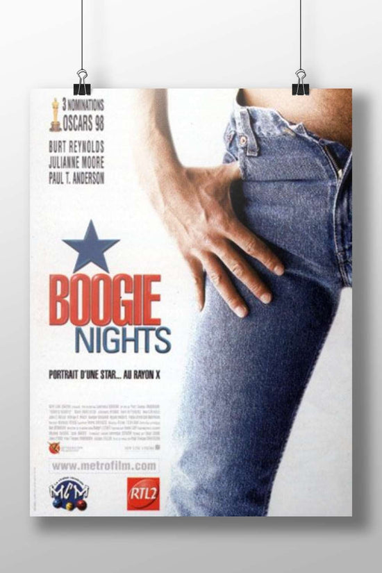 Boogie Nights Malcolm Macdowell - Neon Nightlife Poster