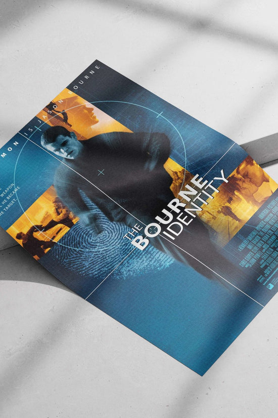 Matt Damon - Iconic Blueprint Poster