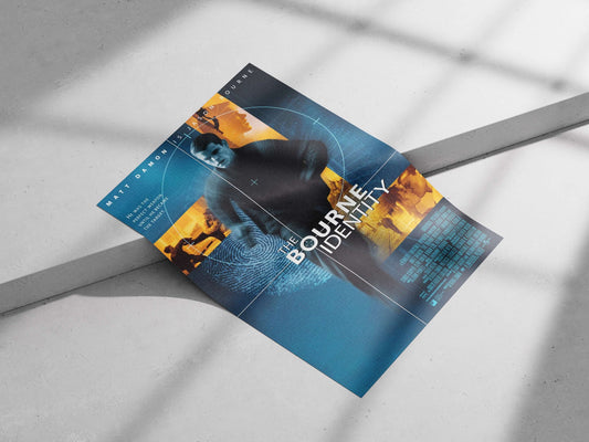Matt Damon - Iconic Blueprint Poster