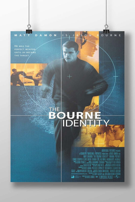 Matt Damon - Iconic Blueprint Poster