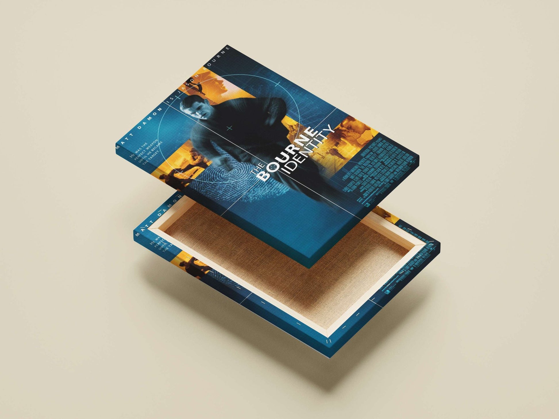 Matt Damon - Iconic Blueprint Poster