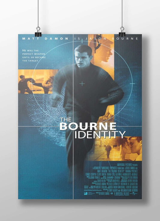 Matt Damon - Iconic Blueprint Poster