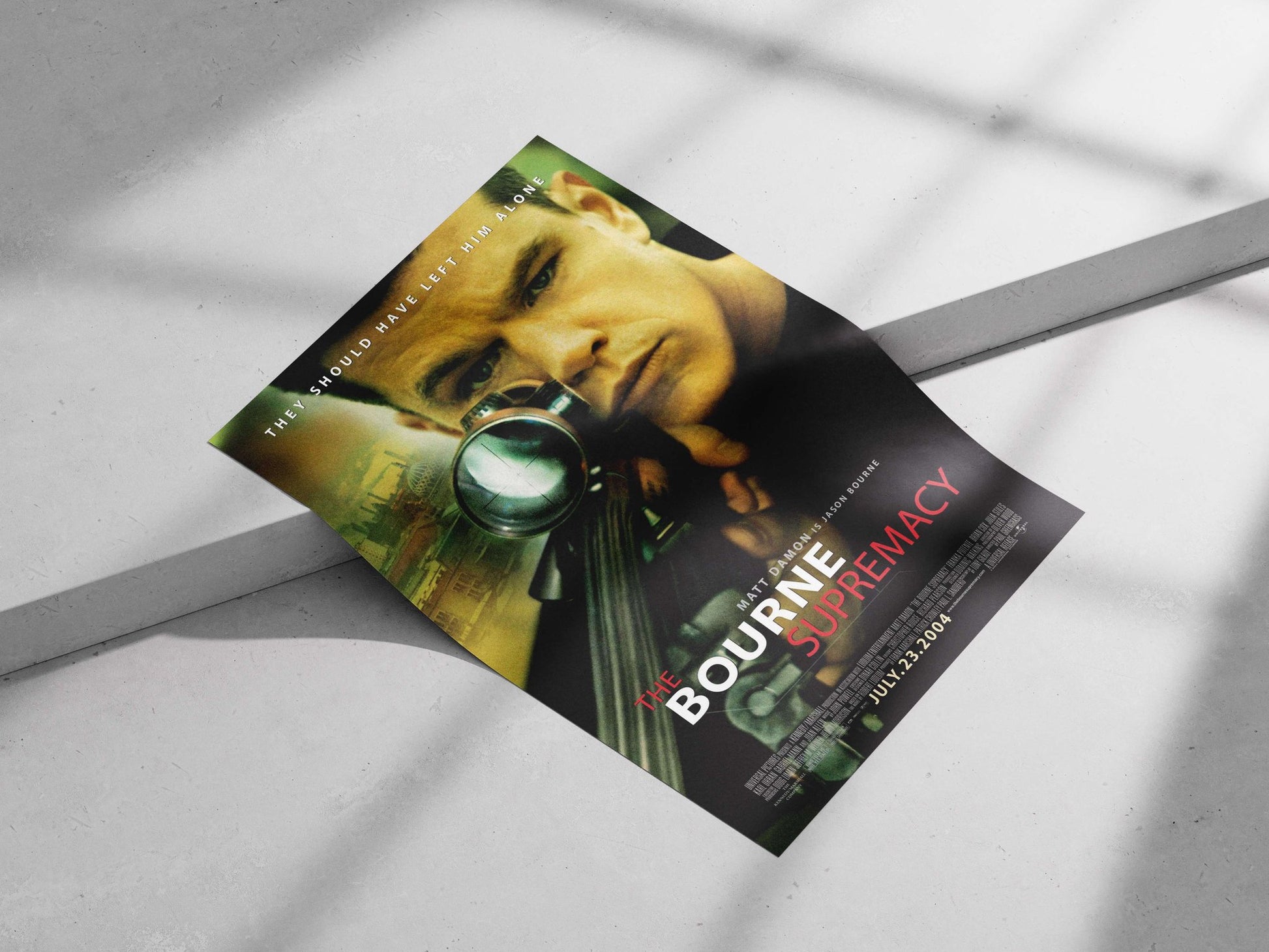 The Bourne Supremacy (Bourne franchise, Jason Bourne) Jason Bourne - Vigilant Hero Poster