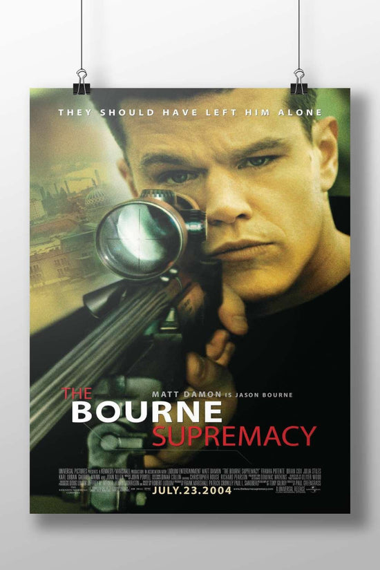 The Bourne Supremacy (Bourne franchise, Jason Bourne) Jason Bourne - Vigilant Hero Poster