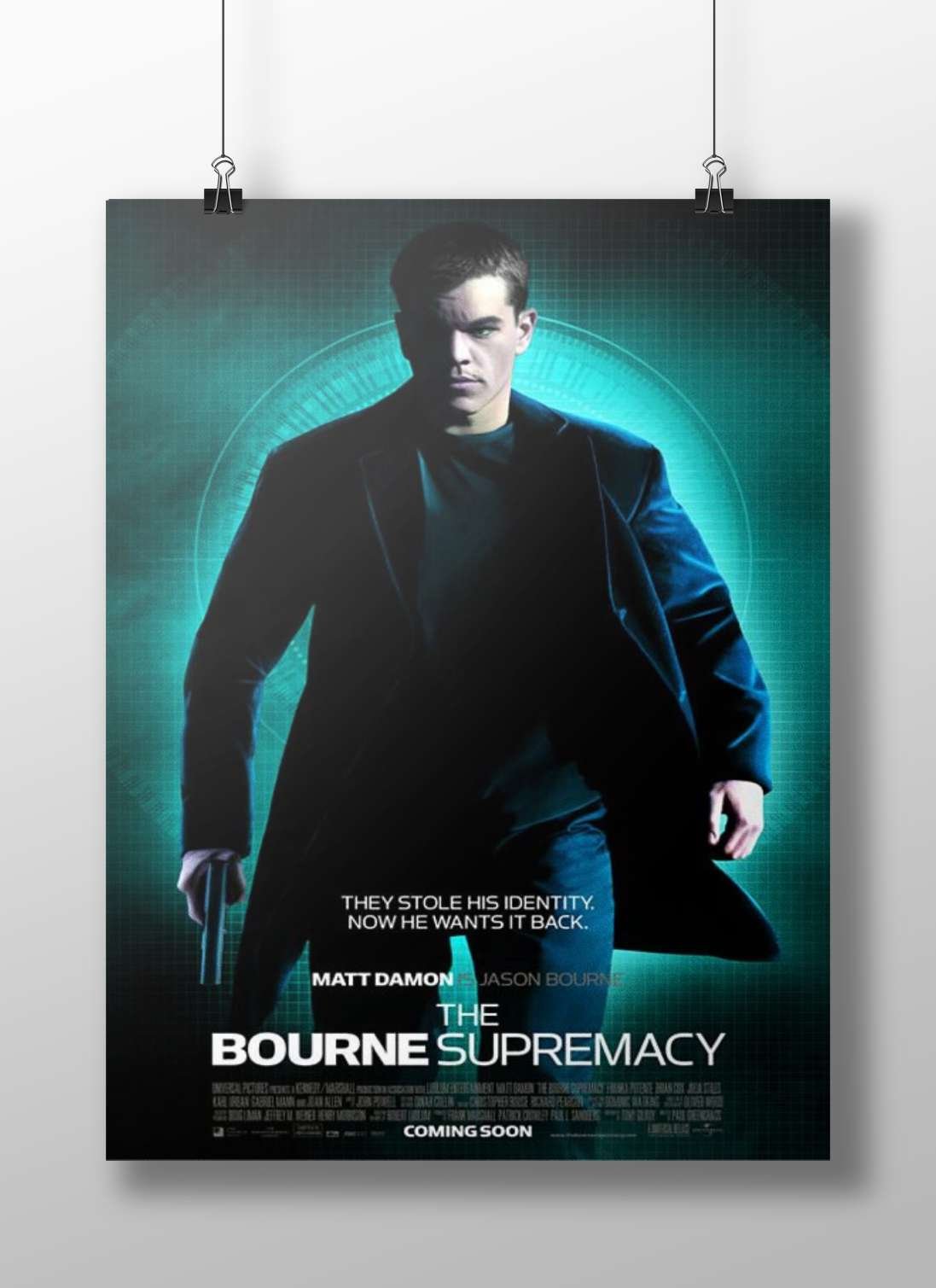 Jason Bourne (from The Bourne franchise) Jason Bourne - Introspective Noir Poster