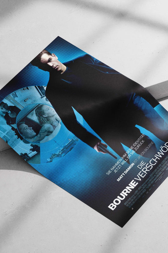 Jason Bourne (from The Bourne franchise) Jason Bourne - Espionage Blueprint Poster