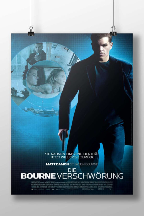 Jason Bourne (from The Bourne franchise) Jason Bourne - Espionage Blueprint Poster