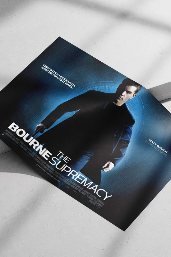The Bourne Supremacy (film in the Bourne franchise) Jason Bourne - Escape Blueprint Poster