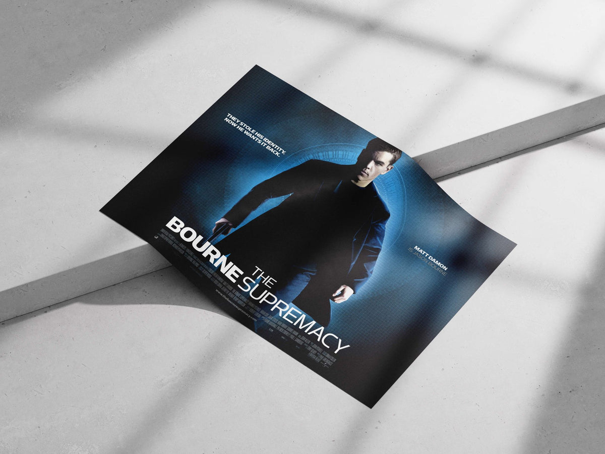 The Bourne Supremacy (film in the Bourne franchise) Jason Bourne - Escape Blueprint Poster