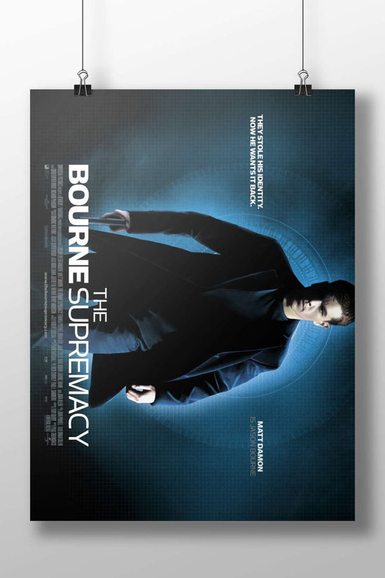 The Bourne Supremacy (film in the Bourne franchise) Jason Bourne - Escape Blueprint Poster