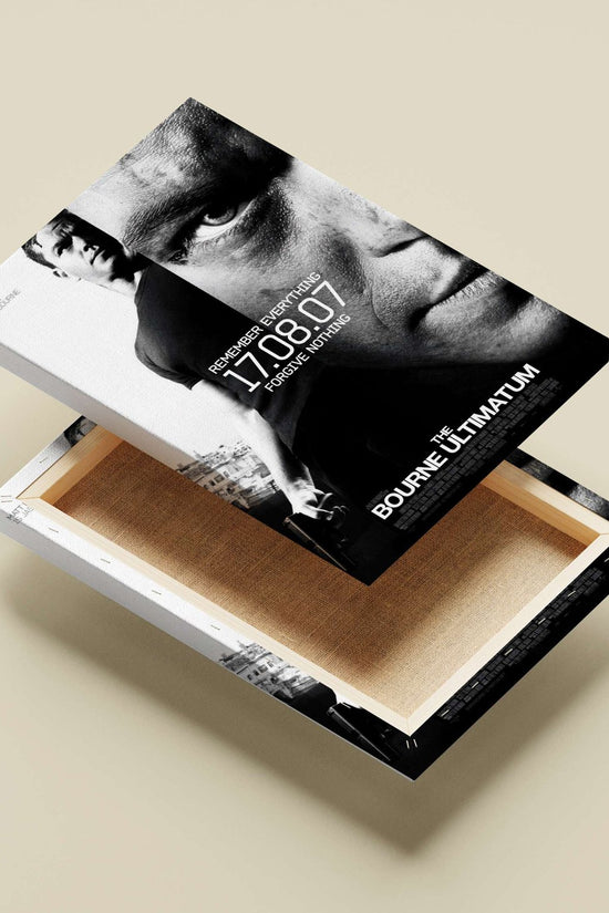 The Bourne Ultimatum (Bourne franchise film starring Jason Bourne) Jason Bourne - Espionage Noir Poster