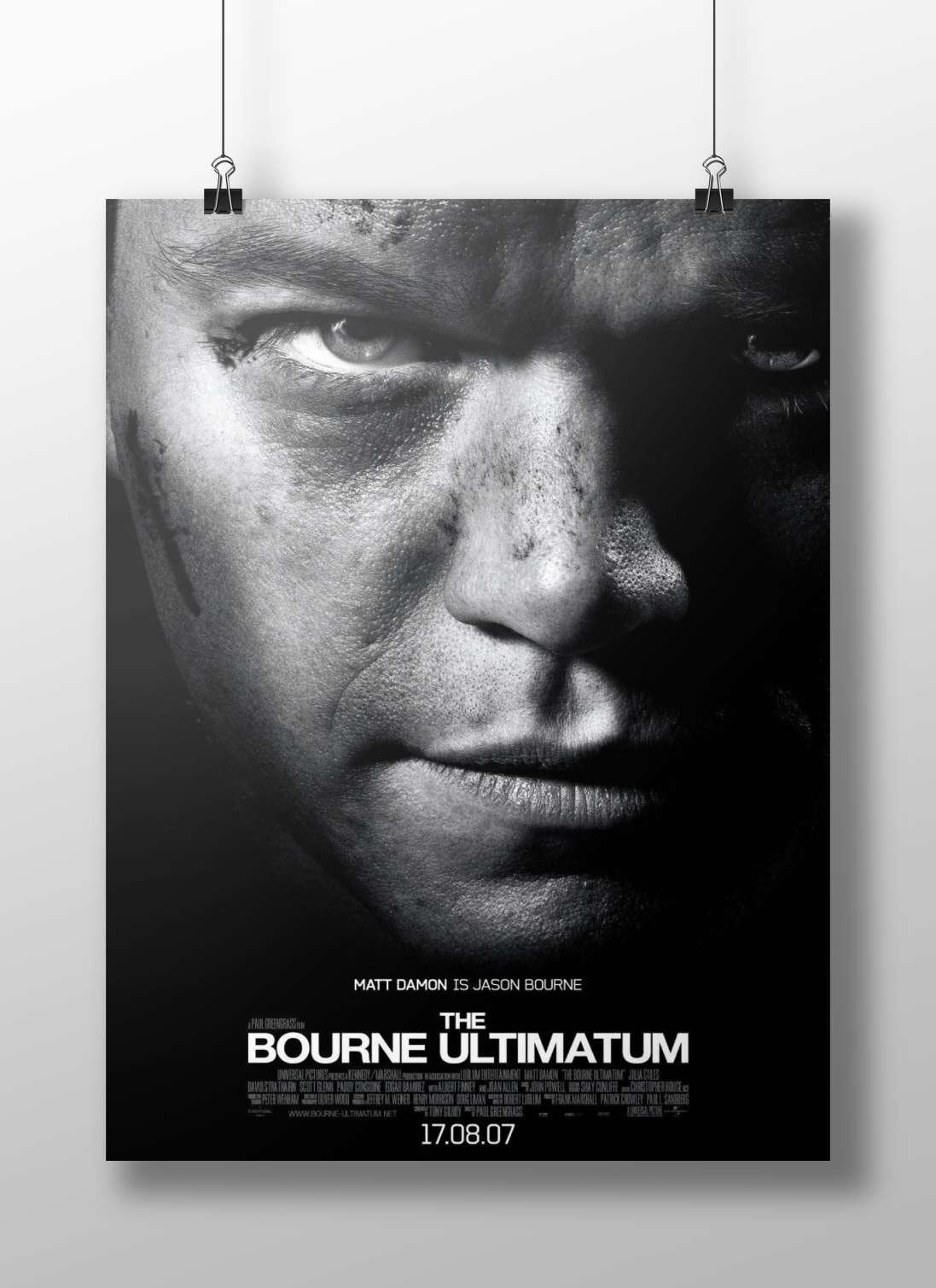The Bourne Ultimatum (part of the Bourne franchise) Jason Bourne - Cold War Poster