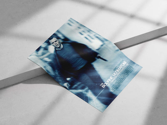 The Bourne Ultimatum Jason Bourne - Espionage Blueprint Poster