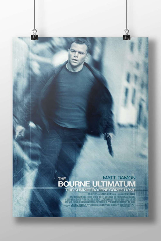 The Bourne Ultimatum Jason Bourne - Espionage Blueprint Poster