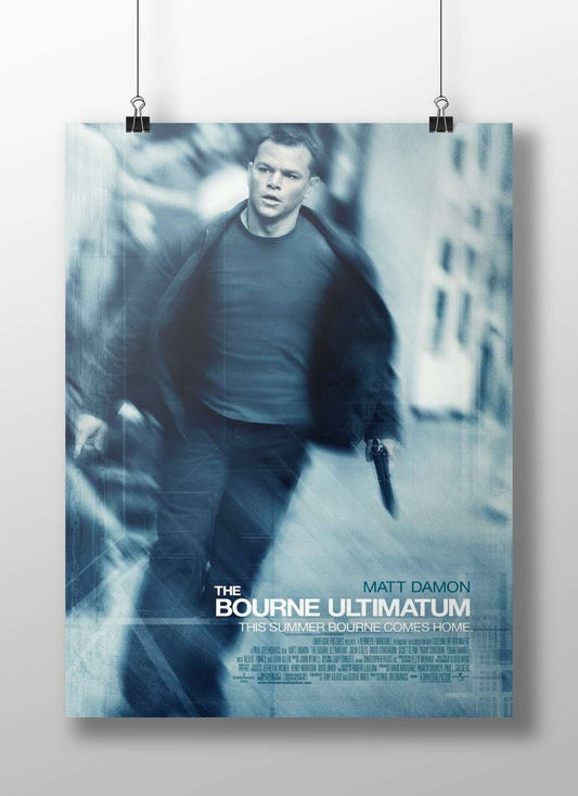 The Bourne Ultimatum Jason Bourne - Espionage Blueprint Poster
