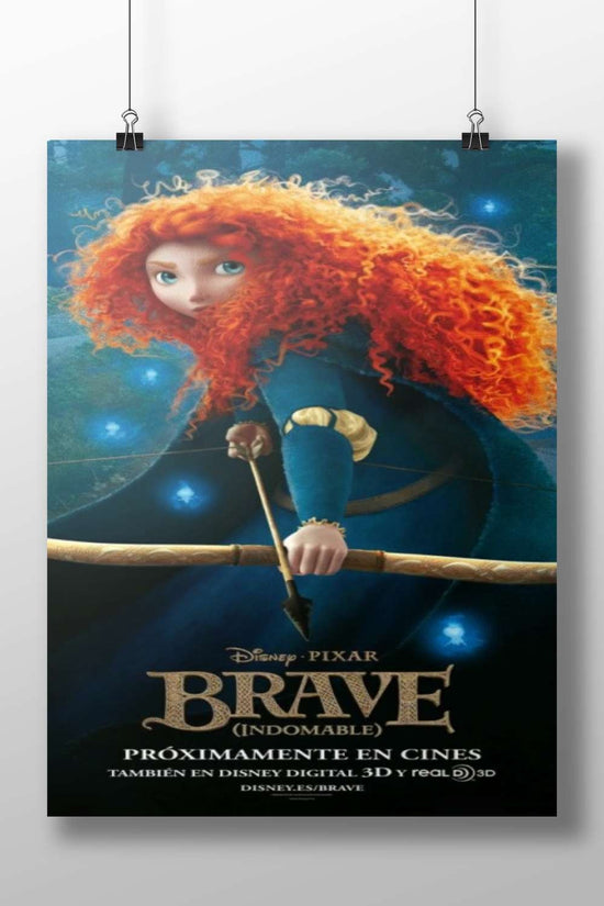Brave (Disney-Pixar animated film) Merida - Bold Spirit Poster