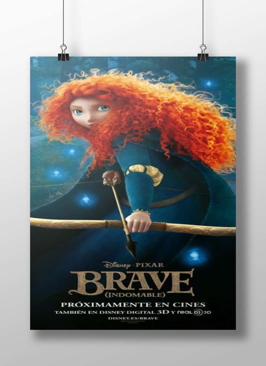 Brave (Disney-Pixar animated film) Merida - Bold Spirit Poster