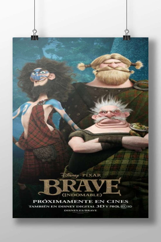 Disney Pixar's "Brave" (2012 animated film) Merida - Brave Spirit Poster