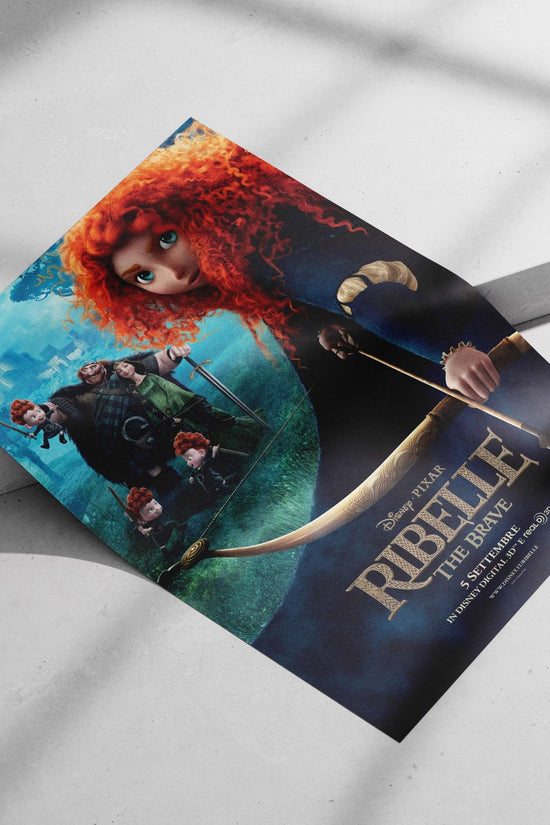 Brave (Disney/Pixar animated film) Merida - Fiercely Free Poster