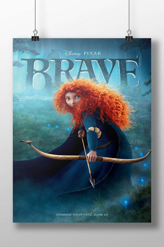 Disney Pixar's "Brave" (franchise, animated film) Merida - Brave Heart Poster