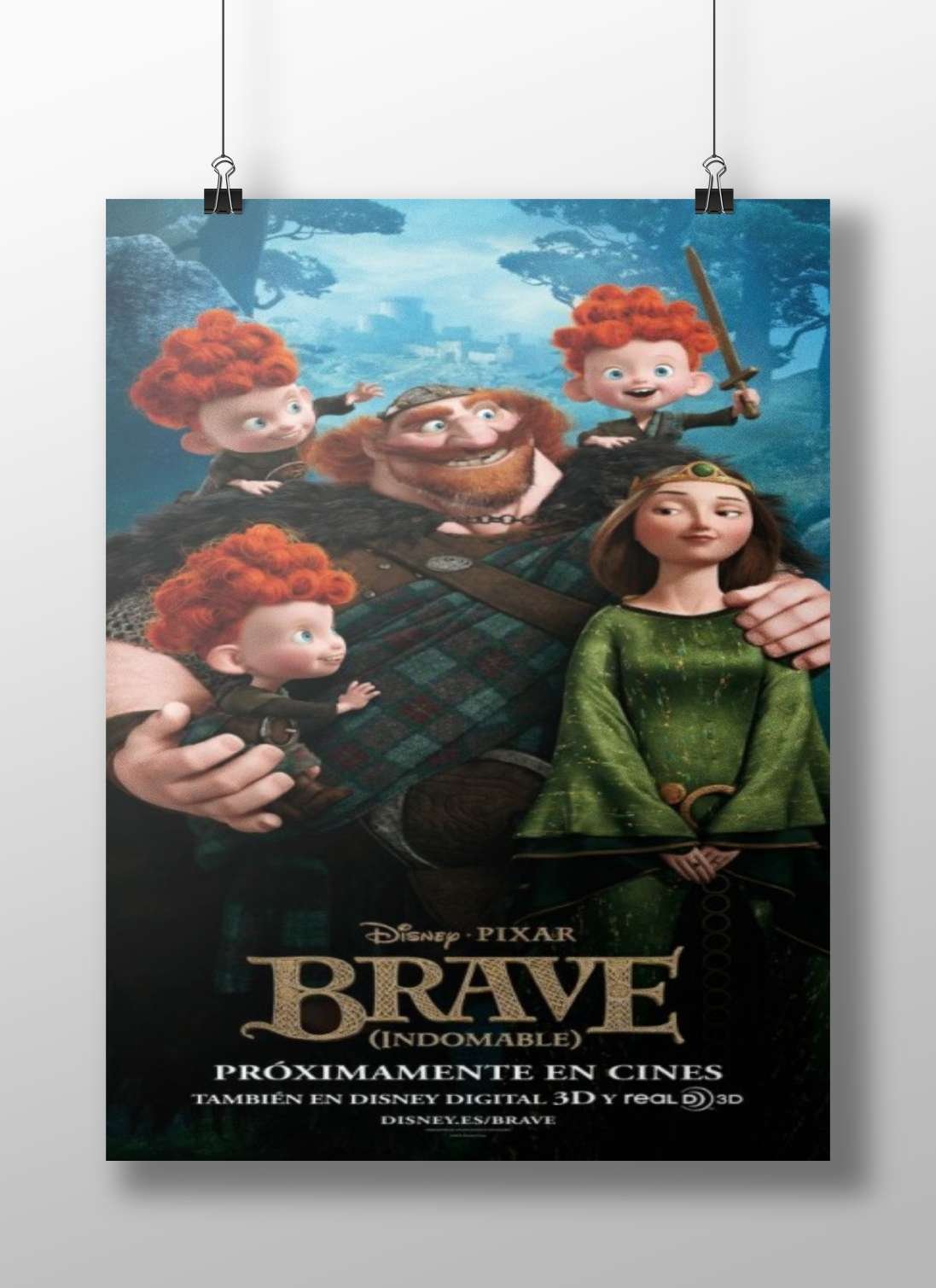 Disney·Pixar's Brave (Indomable) Merida - Brave Spirit Poster