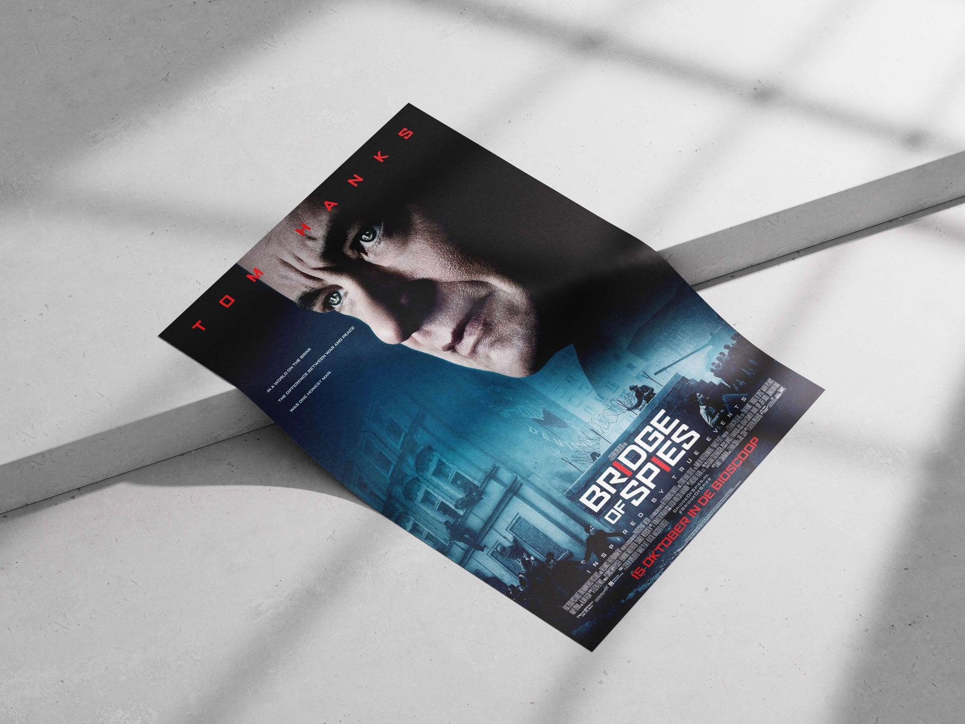 Bridge of Spies (movie) Bridge Of Spies - Cold War Noir Poster