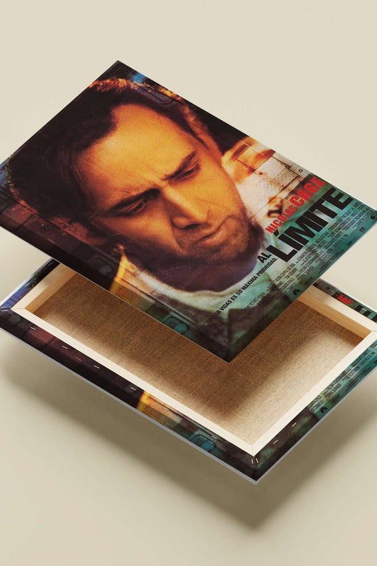 Nicolas Cage in the film "Al Límite" Al Límite - Iconic Nicolas Cage Poster