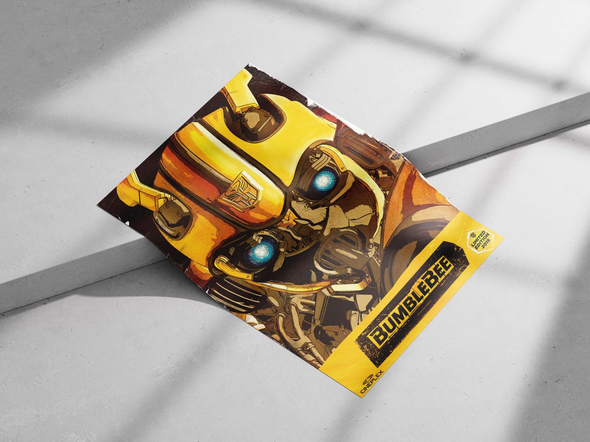 Bumblebee (a Transformer character from the Transformers franchise) Bumblebee Vintage Bionic Wall Art