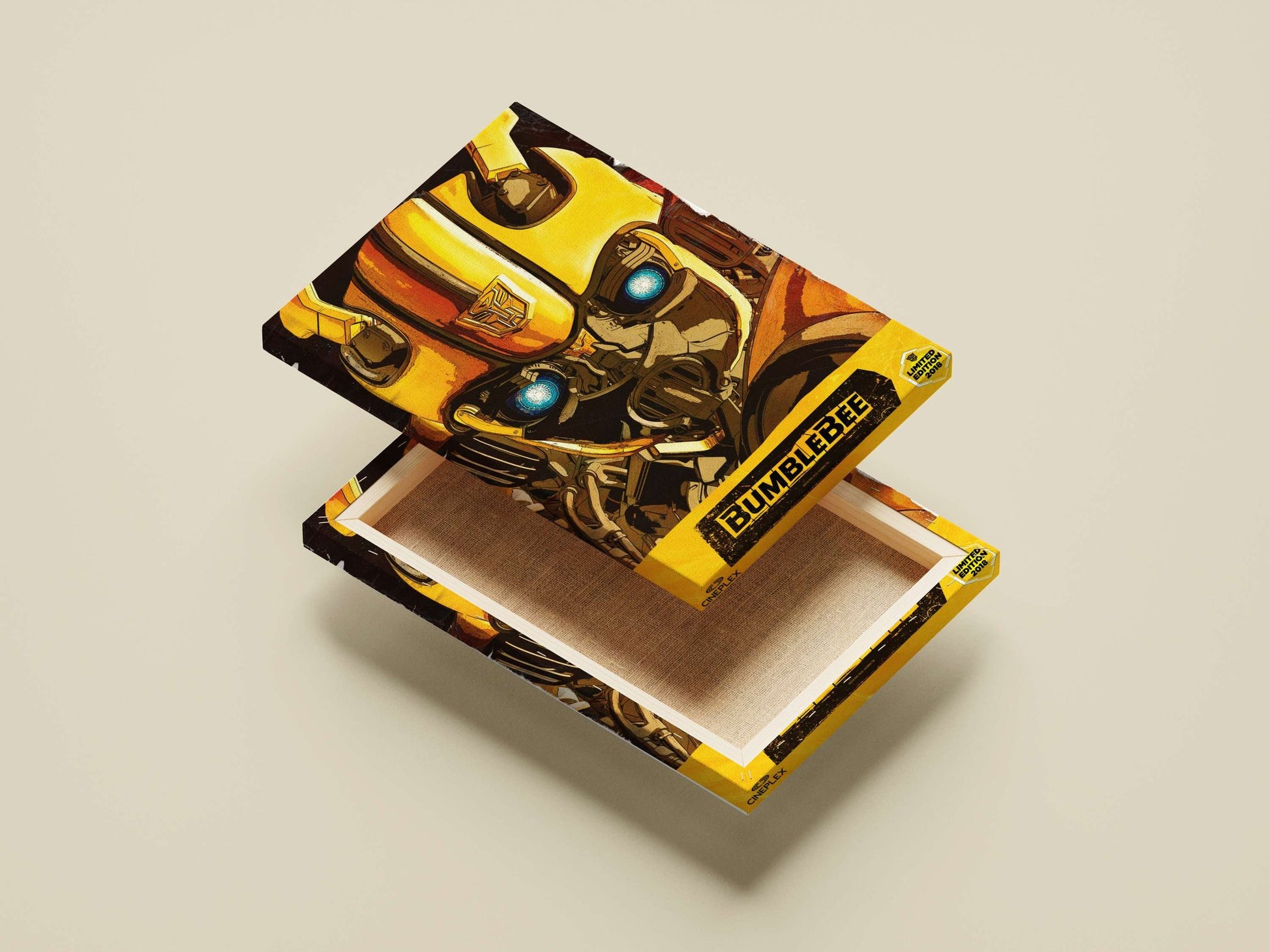 Bumblebee (a Transformer character from the Transformers franchise) Bumblebee Vintage Bionic Wall Art
